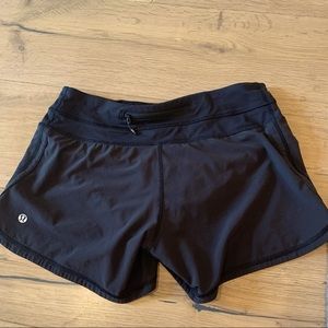 lululemon black shorts
